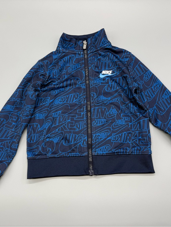 Nike Other - Nike Kids Navy and Royal Blue Logo Puffer Jacket